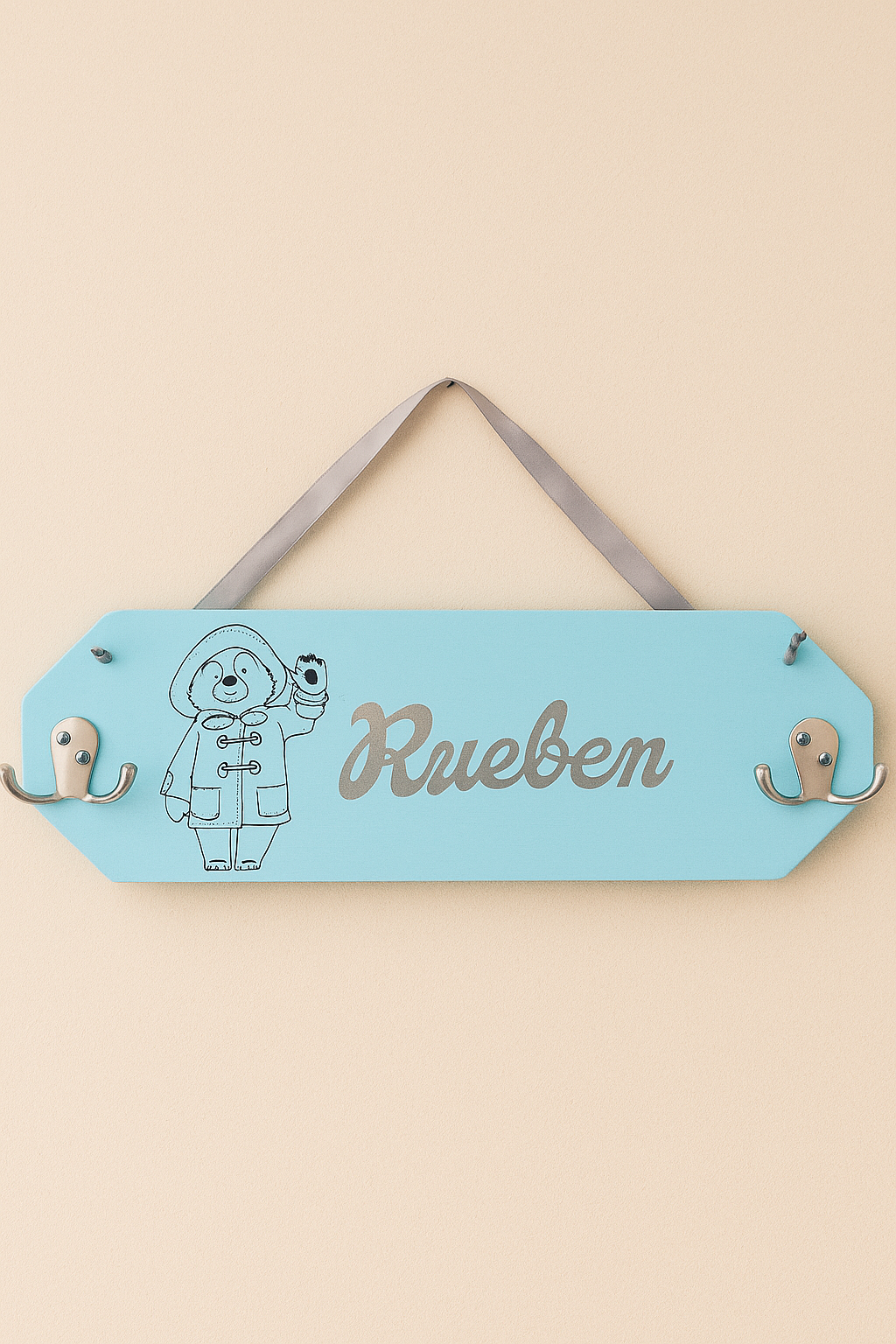 Personlised dressing gown / coat hangers