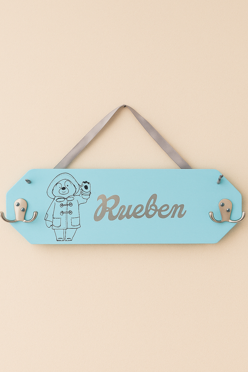 Personlised dressing gown / coat hangers