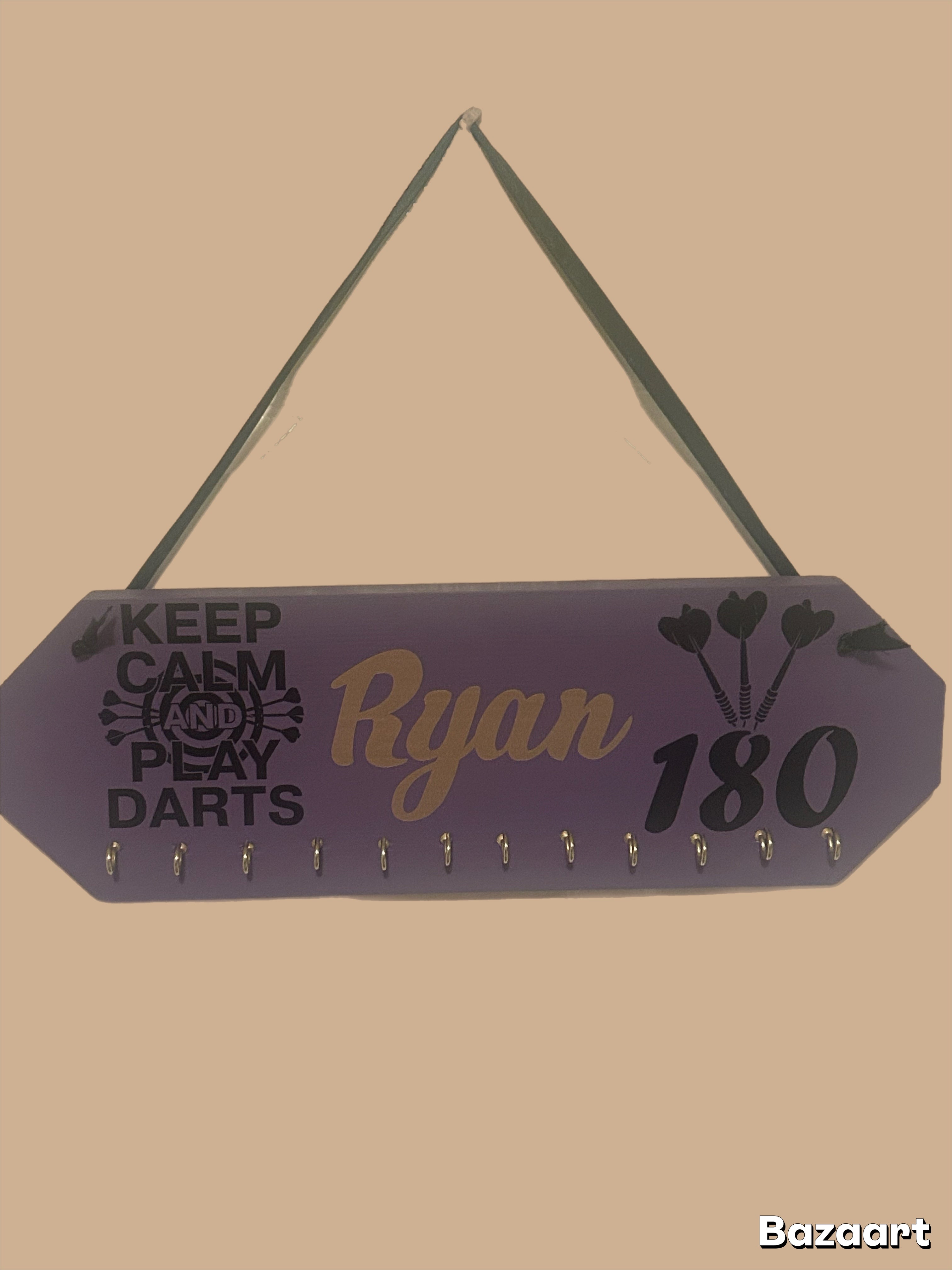 Personalised medal hangers , for any sports